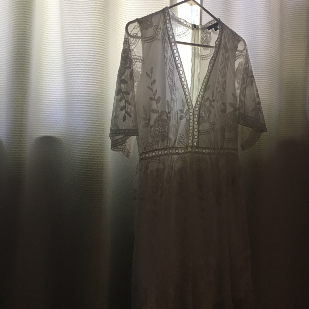 Lace floral dress